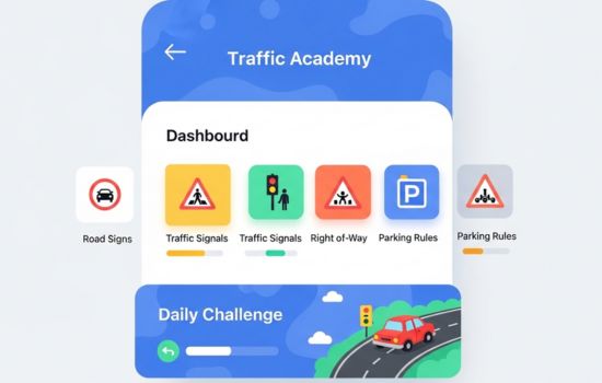Aprende Reglas de Tránsito con App Interactiva